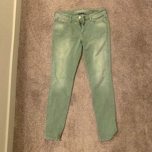 American Eagle Army Green Jeans